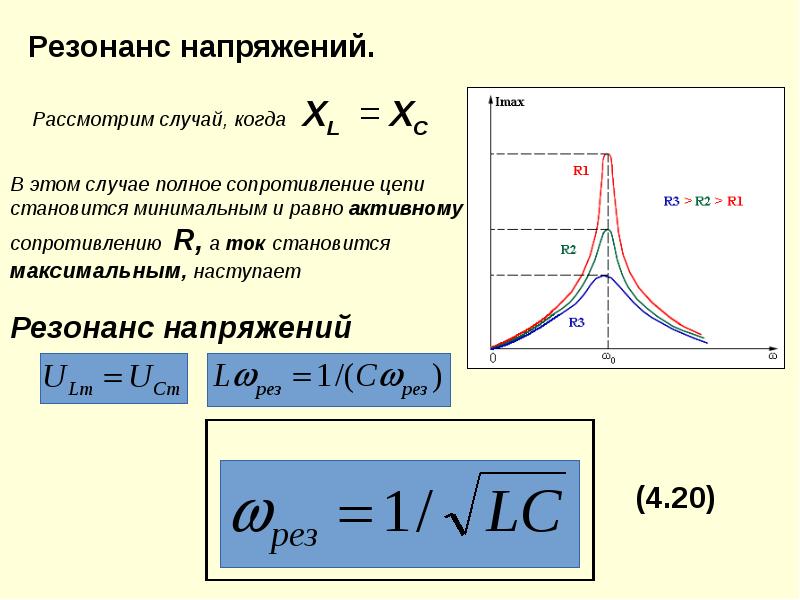 Тест по физике резонанс