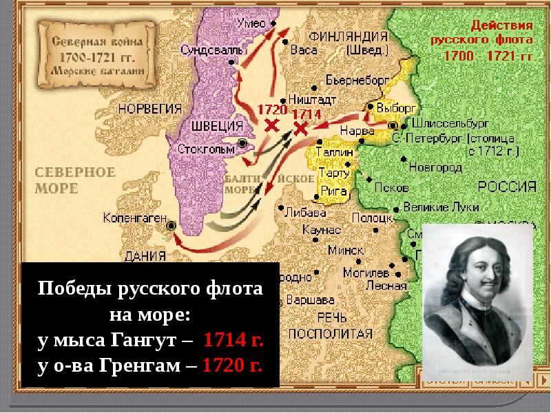 Начало северной войны было предопределено. Карта Северной войны 1700-1721.