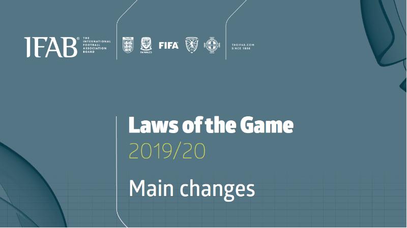 Правила 2019. IFAB правила игры 2019-2020. Правила игры IFAB. Half 2019 презентация. IFAB протокол вар.