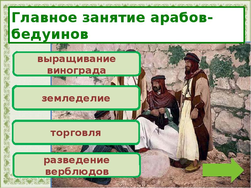 Араб 6 век. Основные занятия арабов. Основные занятия арабского халифата. Занятия арабов в средние века. Главевя занятия арабов.