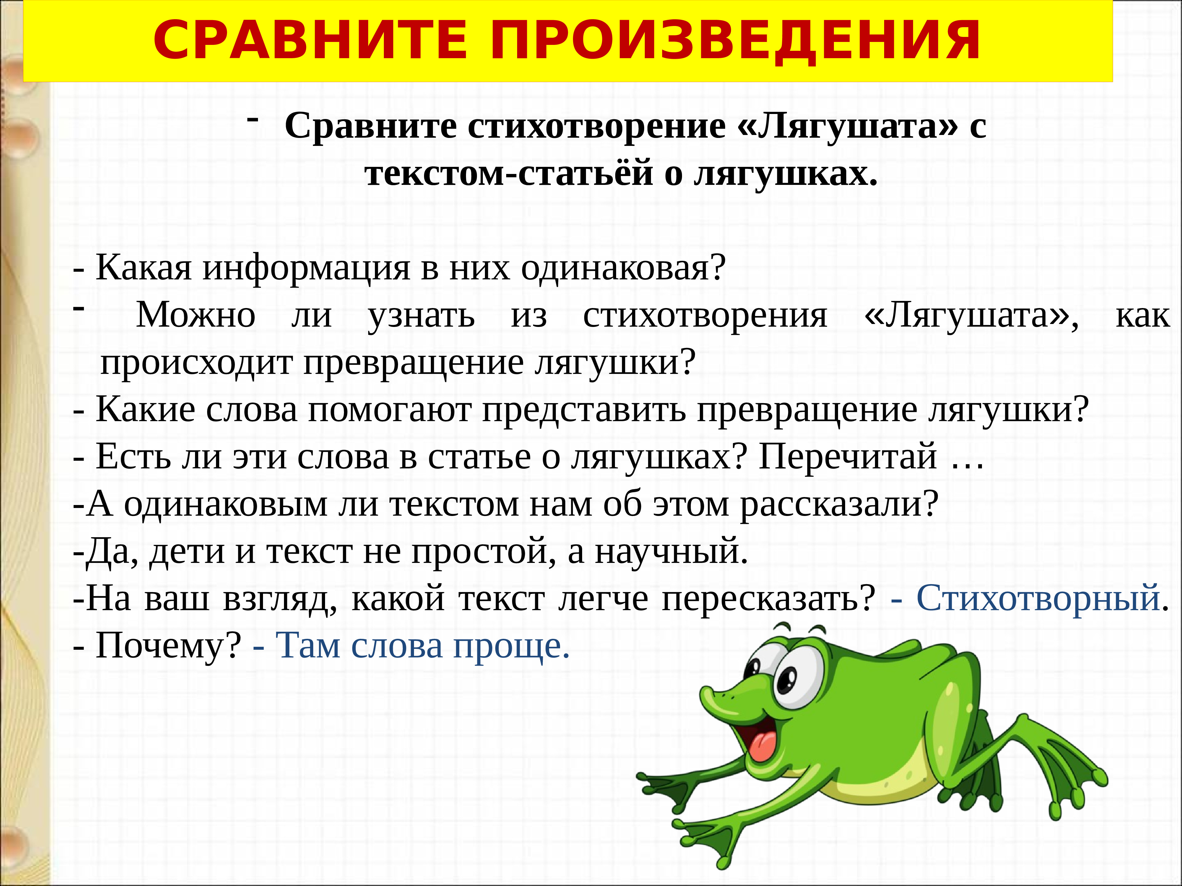 Лягушки схема слова