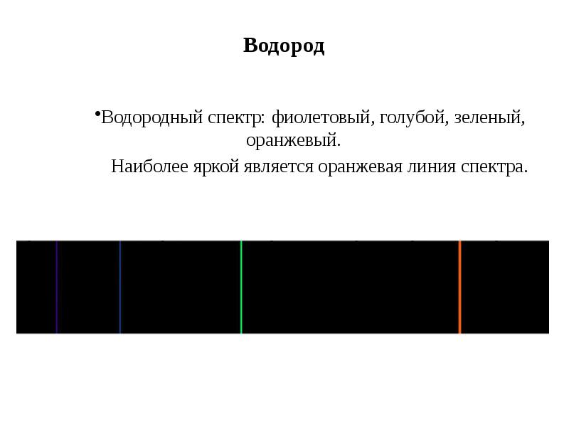 Презентация по физике происхождение линейчатых спектров 9 класс