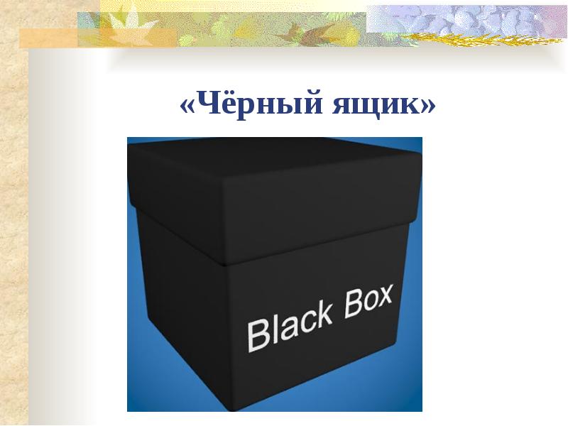 В галерее нашли черный ящик