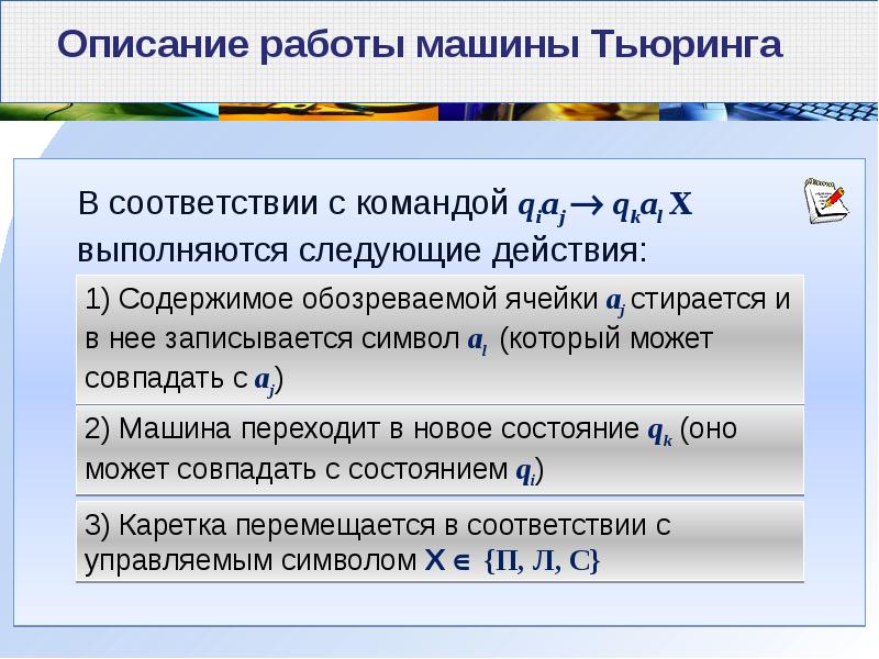 Машина тьюринга презентация на английском