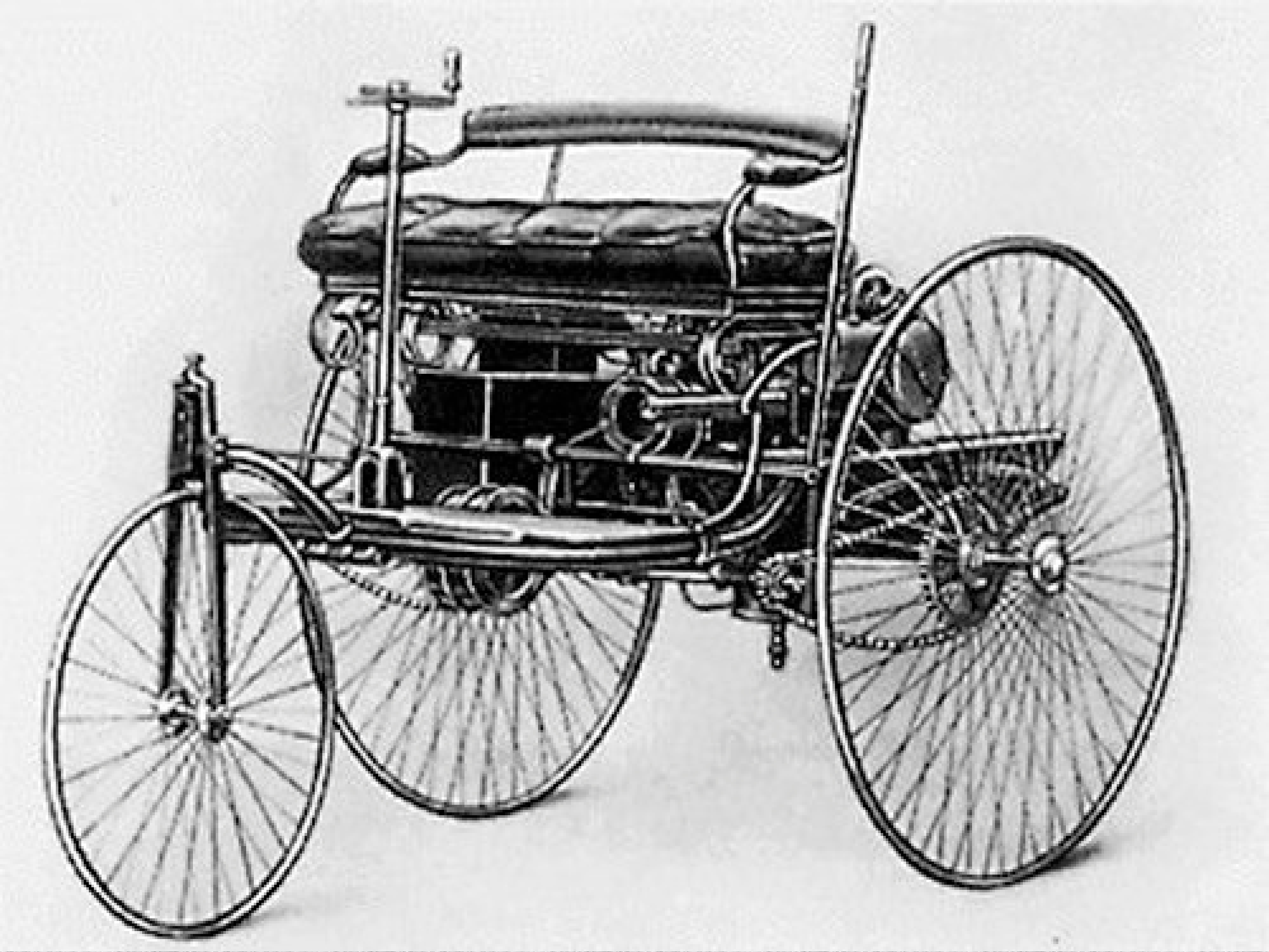 Откуда появились машины. Benz Patent-Motorwagen 1886.