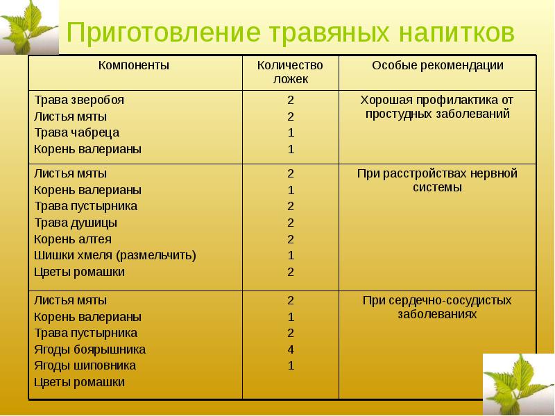 Презентация горячие и холодные напитки