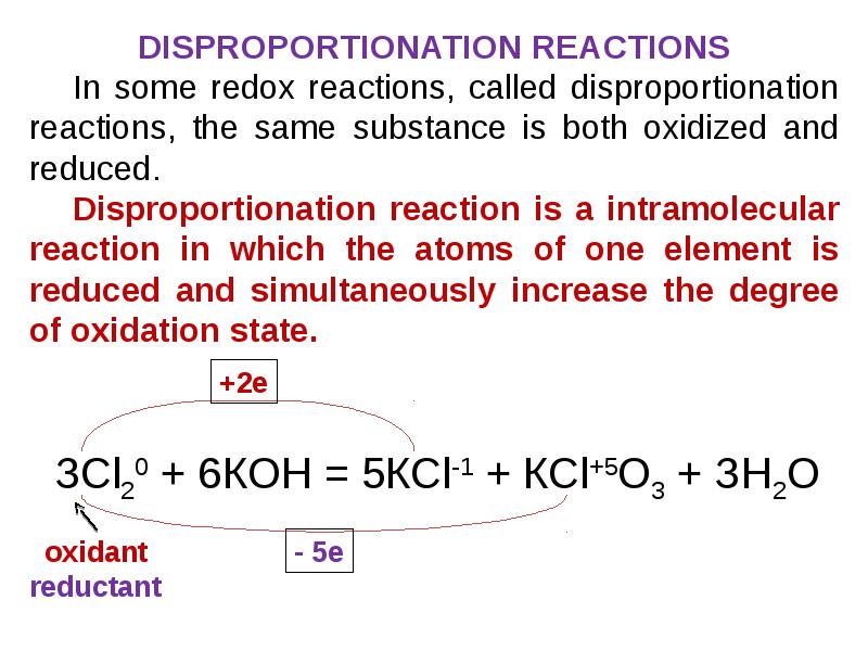 Реакция 7. Oxidation reduction Reactions. Oxidation process. Degree of oxidation. The Reaction about oxidation.