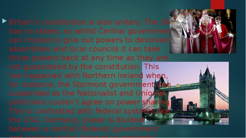 The uk to be constitutional. Unitary and Federal Constitution. Parts of uk Constitution. The British Constitution. Фото США Конституции на презентацию светлое.