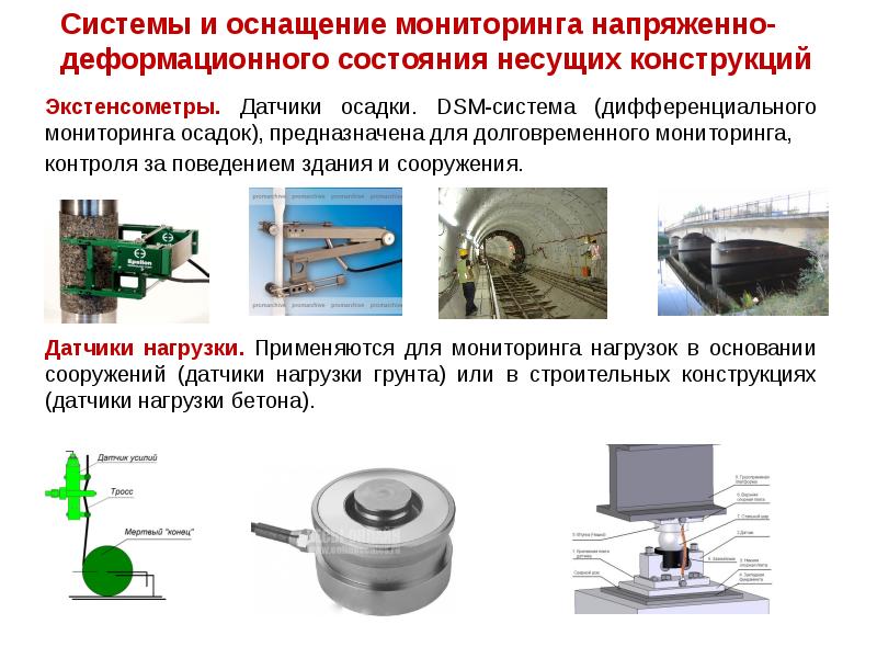 Принципиальная схема мониторинга зданий и сооружений