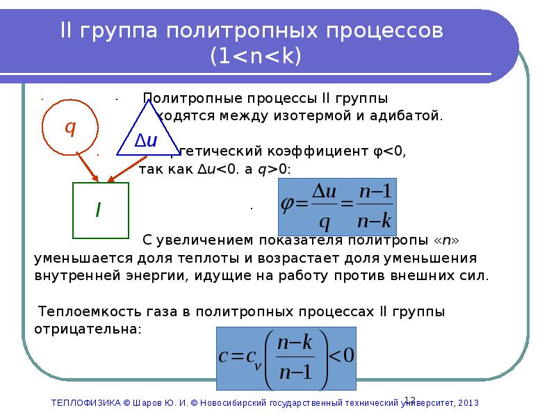 Pv диаграмма политропного процесса