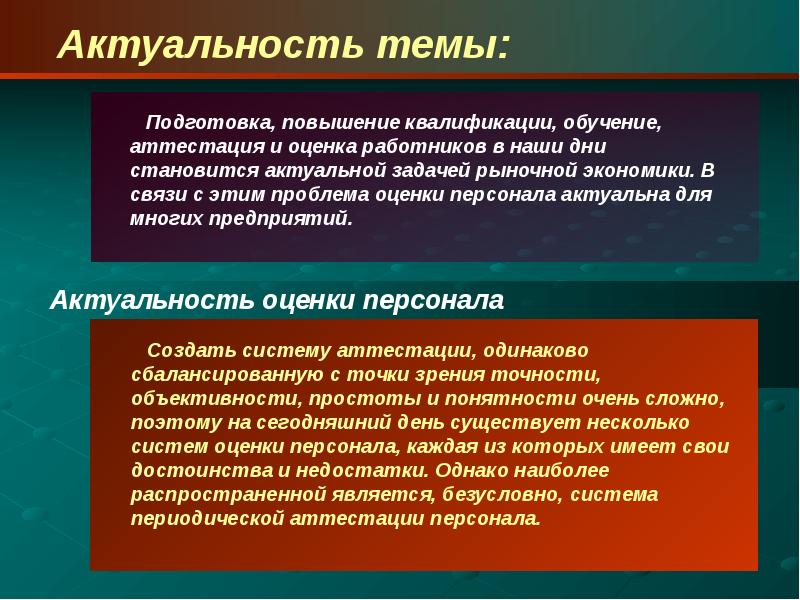 Презентация сотрудника для повышения