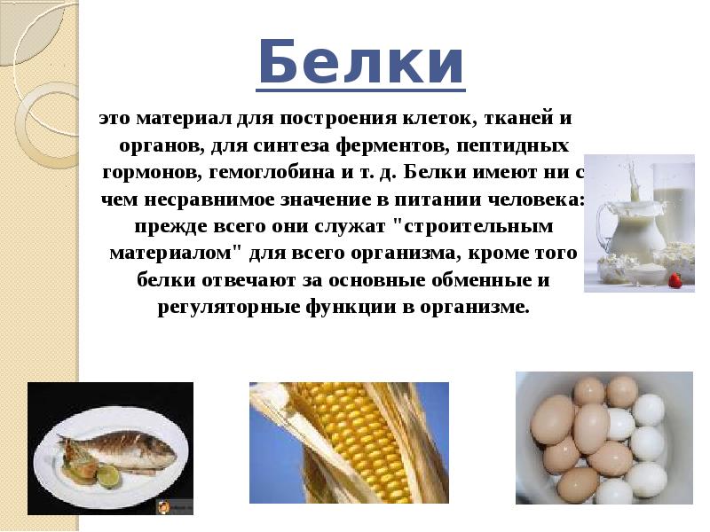 Химия в продуктах питания презентация