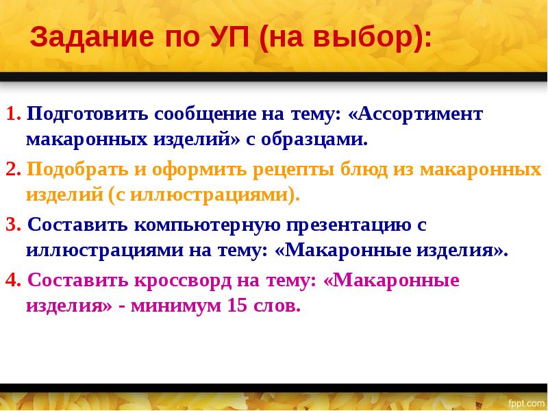 Пример сообщения на выборы