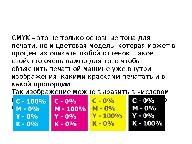 В системе cmyk яркость изображения определяется