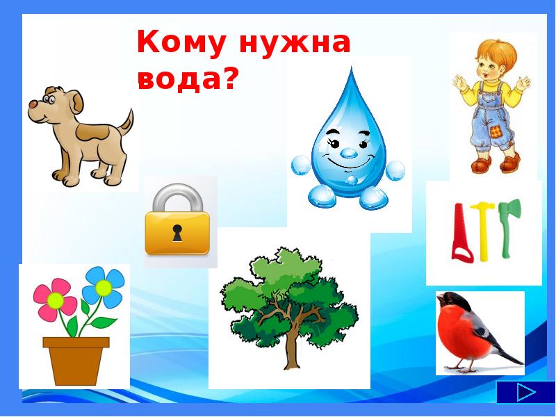 Кому нужны картинки. Кому нужна вода. Игра кому нужна вода. Задание для дошкольников кому нужна вода. Кому нужна вода для дошкольников.