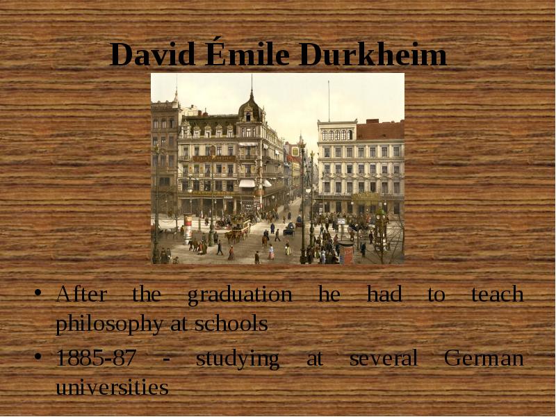 Emile Durkheim: Life And Work (general Overview)