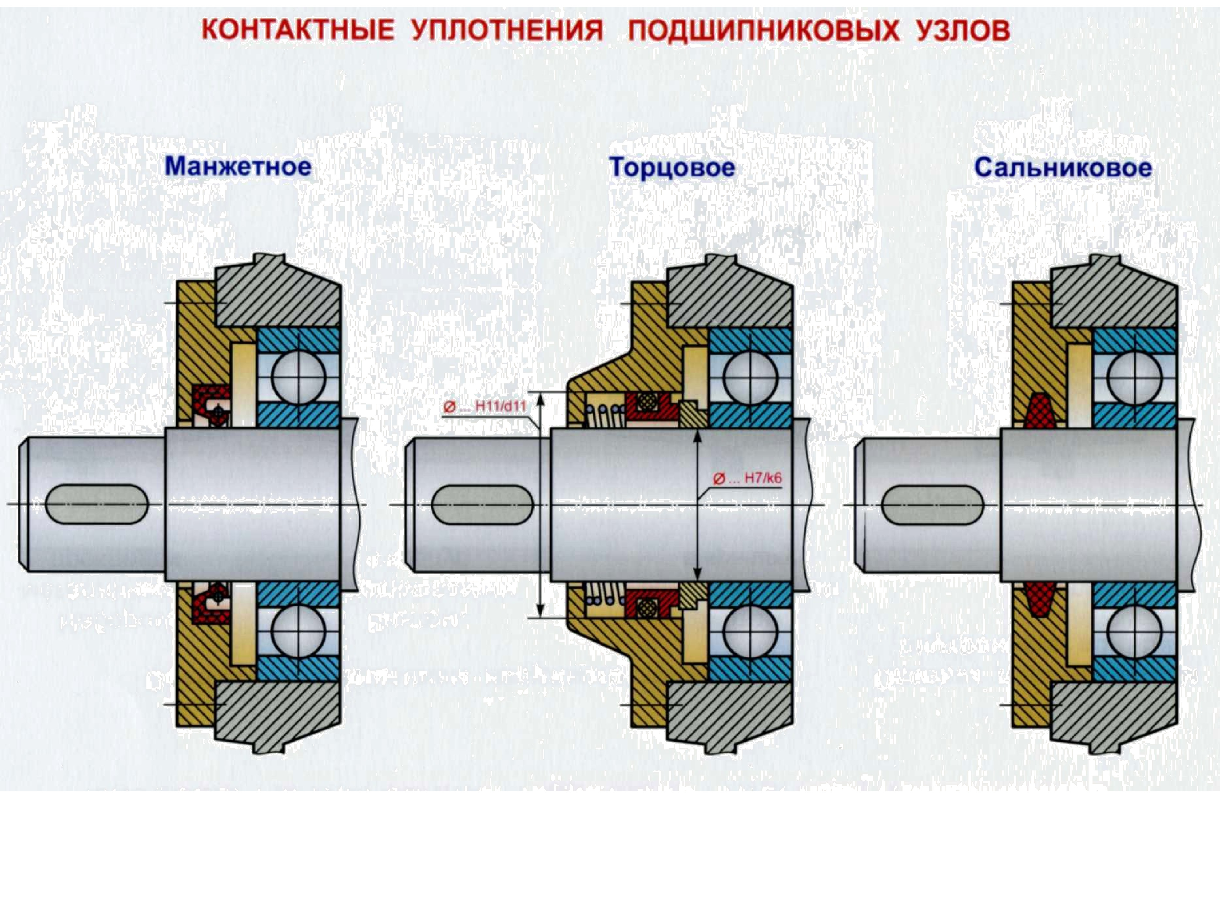 Манжета подшипника чертеж