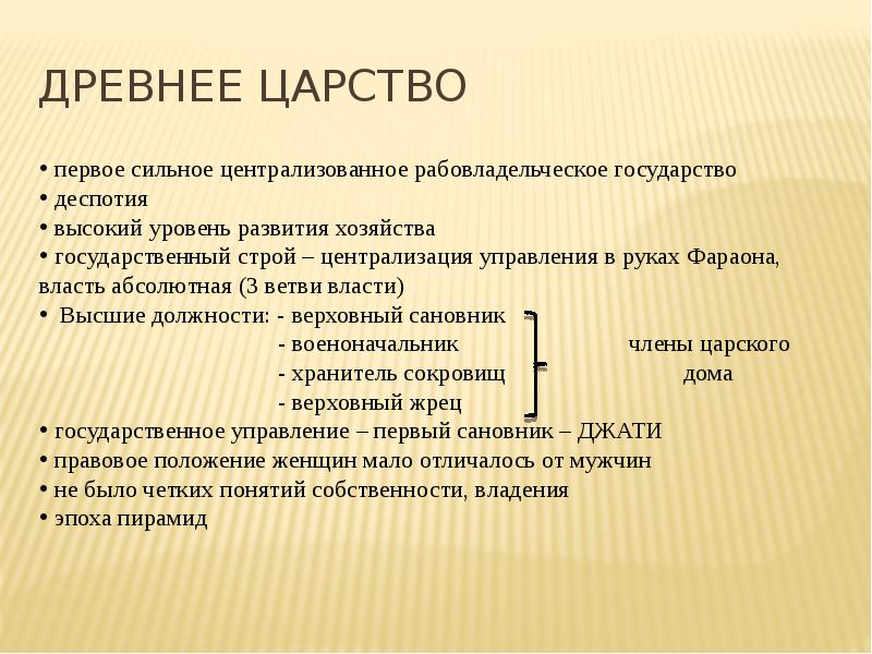 Общественный и государственный строй древнего египта презентация