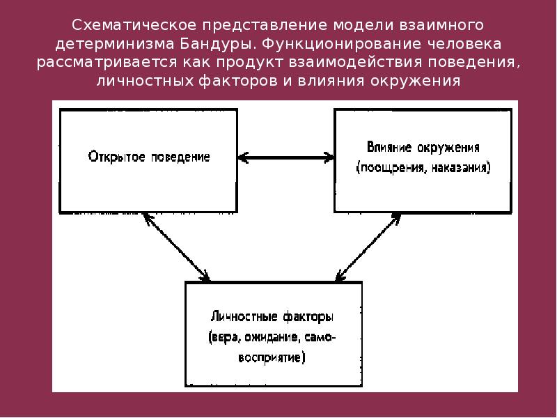 Схема поведения бандура