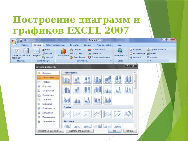 Создание и обработка электронных документов средствами табличного процессора