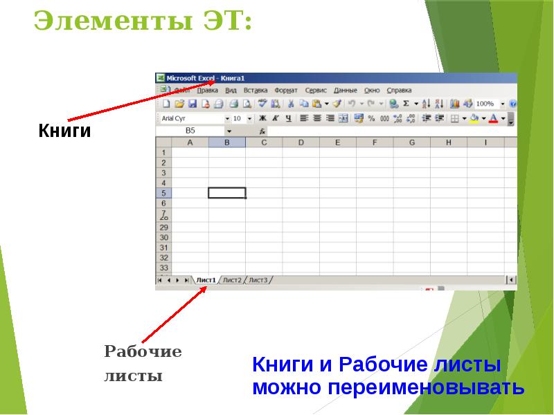 Работа с таблицами презентация