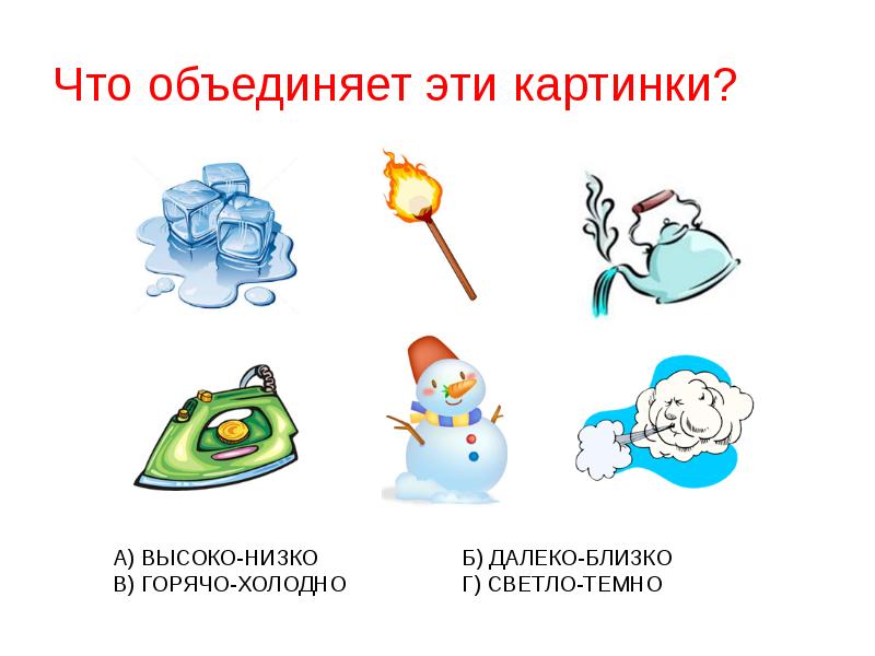 Что объединяет 4 картинки