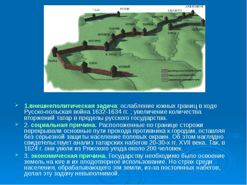 Проект белгородская засечная черта