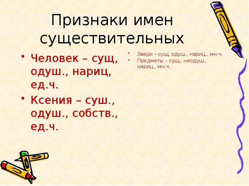 Закрепление имя существительное 2 класс школа россии презентация