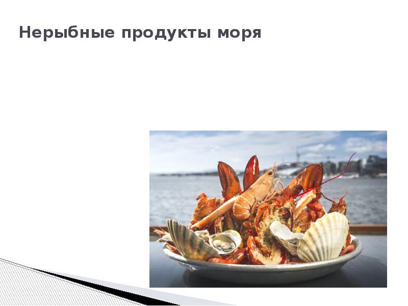 Нерыбные продукты моря картинки