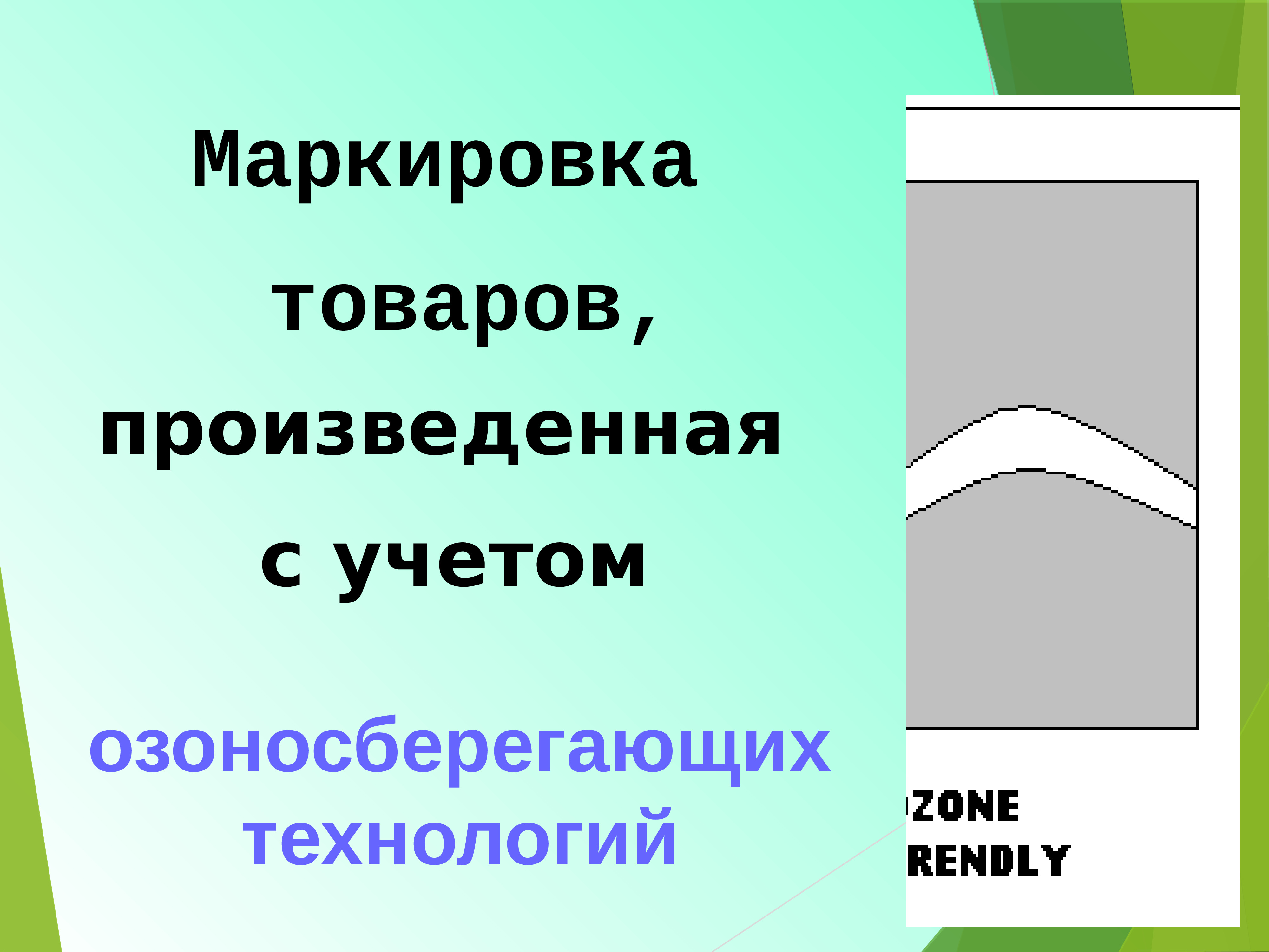 Маркировка товаров презентация