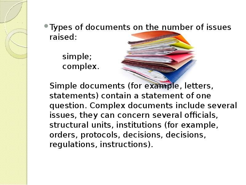 Документ 0. The Types of Rhetoric. Types of documents of reference. Types of public documents. Documents simple list.