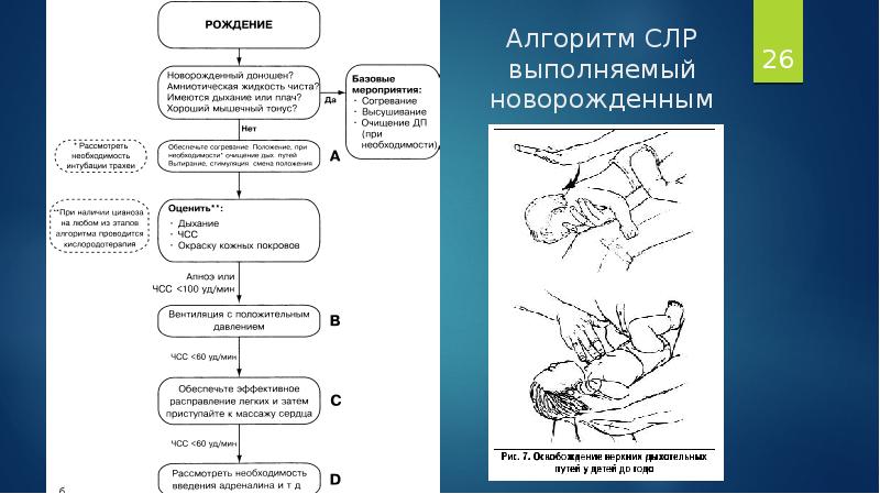 Реанимационная карта новорожденного