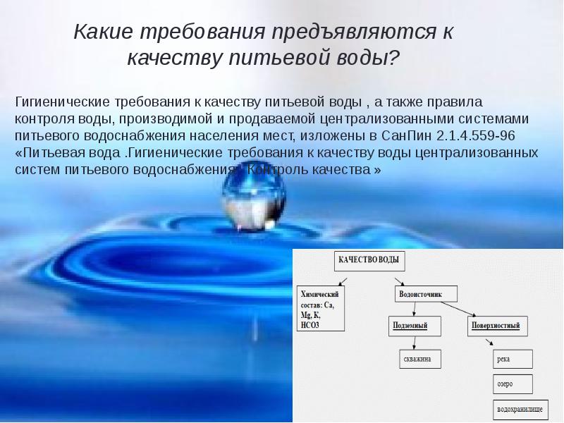 Проблема питьевой воды в мире презентация