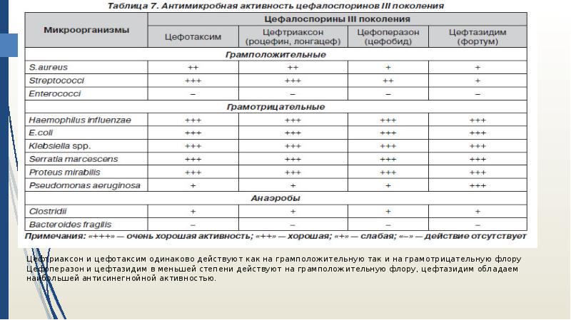 Цефотаксим группа антибиотиков