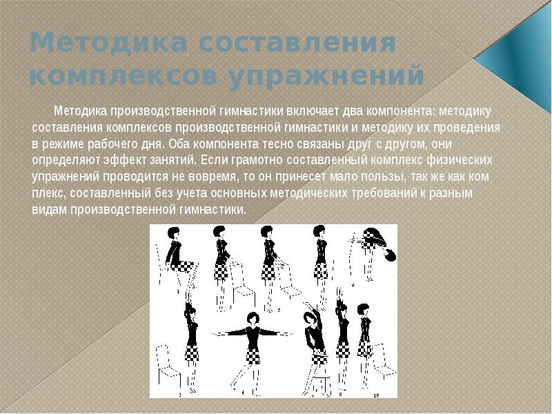 Составления комплекса физических упражнений