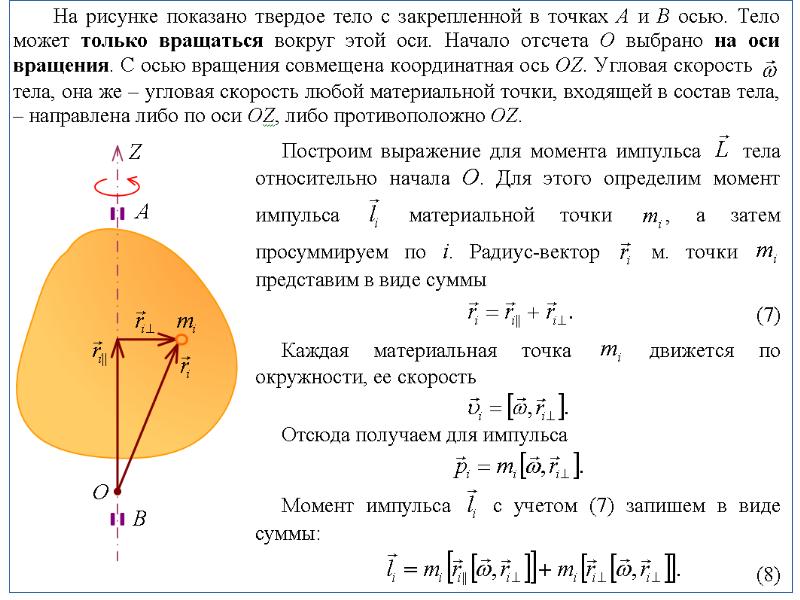 На рисунке изображен диск закрепленный на оси о