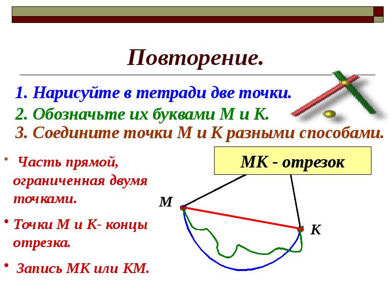 Презентация длина отрезка