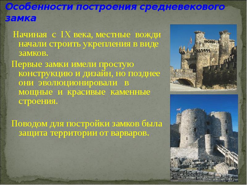 Презентация за стенами замков 6 класс бойцов