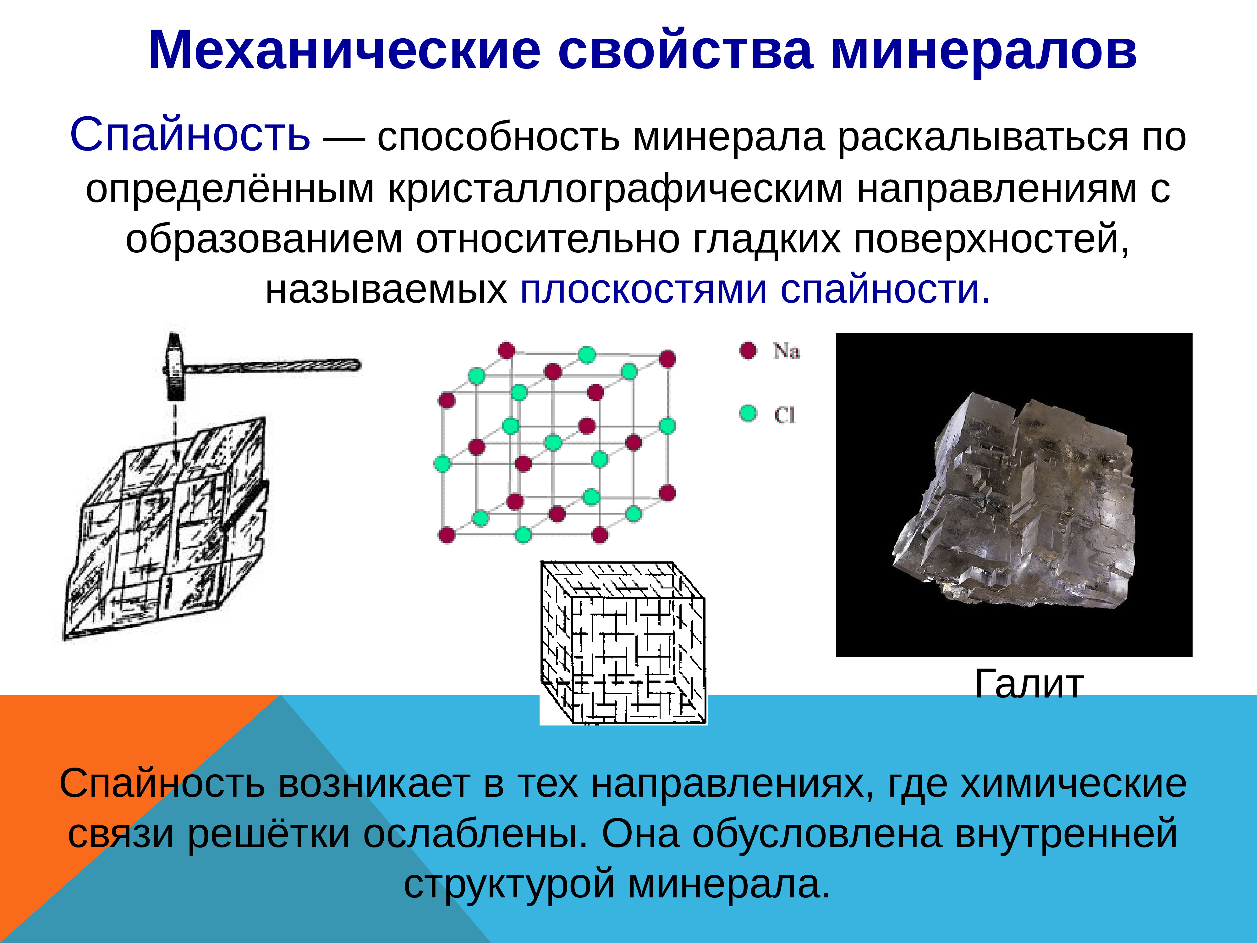 Химические свойства минералов. Спайность минералов таблица. Спайность галита. Механические свойства минералов. Механические свойства минералов Спайность.