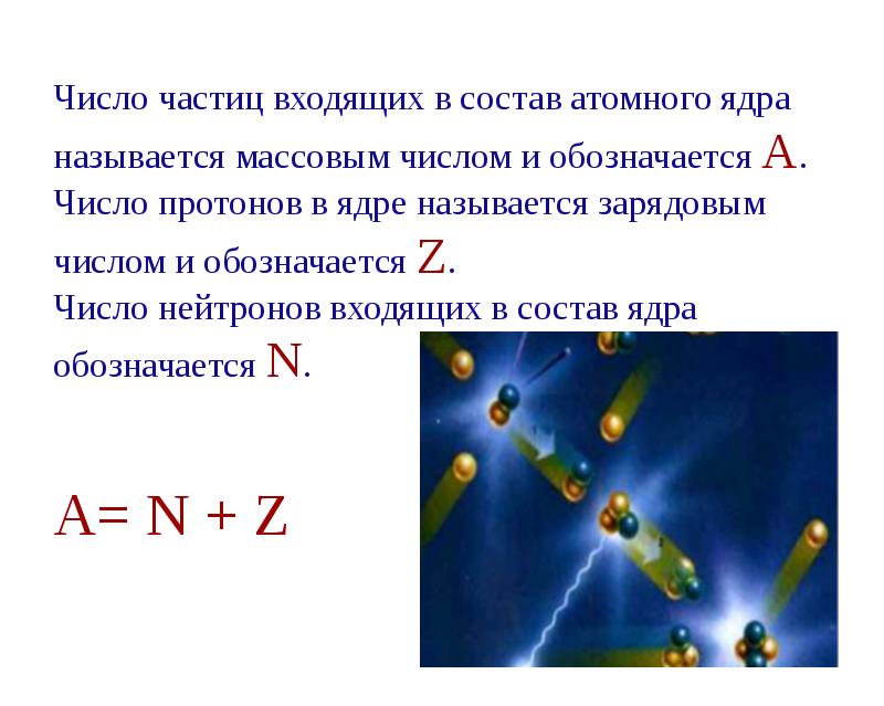 Презентация состав атомного ядра