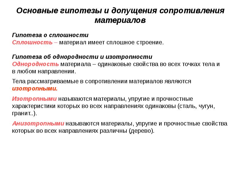 Основные понятия презентации