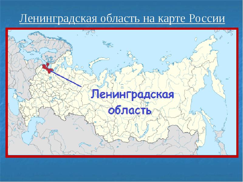 Где находится лен. Ленинградская область на карте РФ. Ленинградская область на карте России. Лен обл на карте России. Ленинградская область YF rfhnt hjccb.