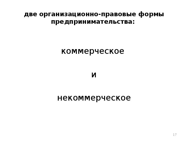 Коммерческое предпринимательство презентация