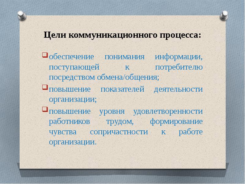 Коммуникативные цели высказывания. Типы коммуникационных целей. Принцип сопричастности. Коммуникативные цели переговоров.