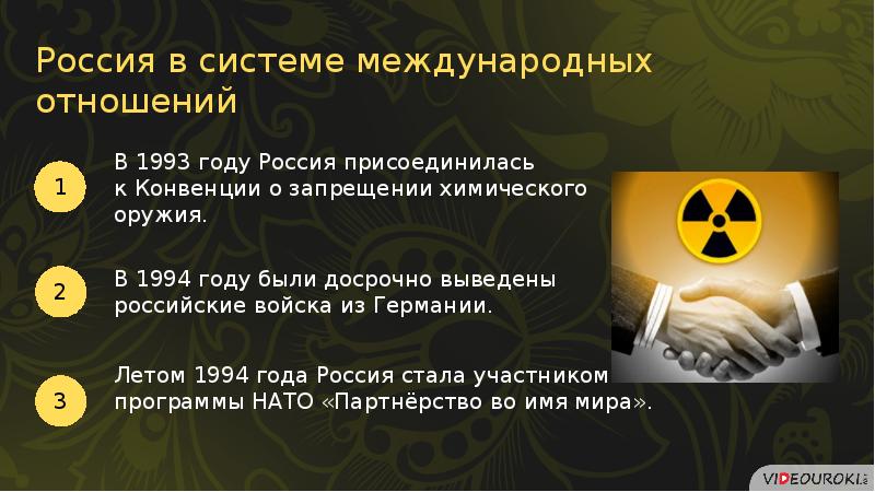 Геополитическое положение и внешняя политика в 1990 е гг презентация