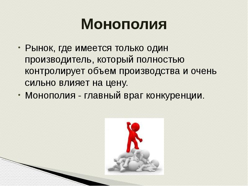 Презентация по монополии