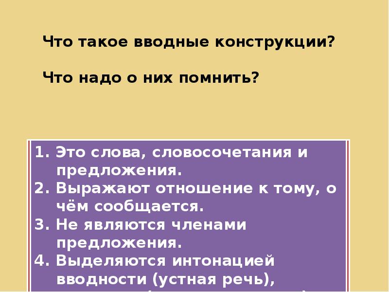 Группы вводных слов