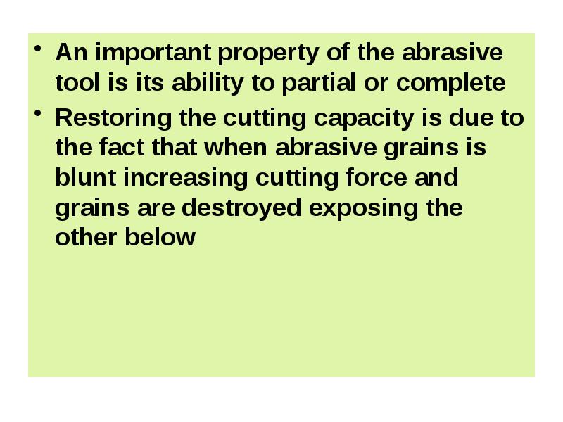Abrasive materials. Classification, structure, properties and applications