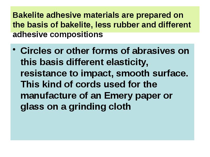 Abrasive materials. Classification, structure, properties and applications