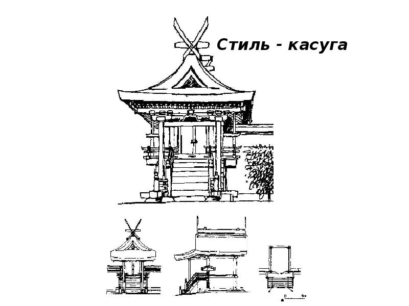 Японский храм чертеж